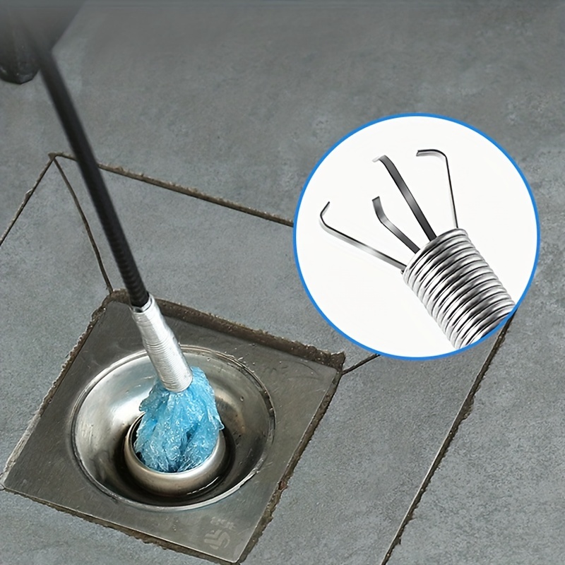 Sink Drain Overflow Cleaning Brush Household Sewer Hair - Temu