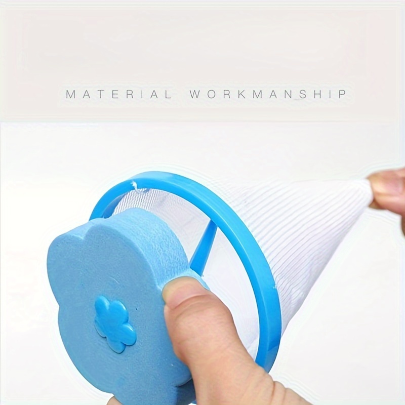 Washing Machine Floating Lint Filter Mesh Bag Lint Catcher - Temu