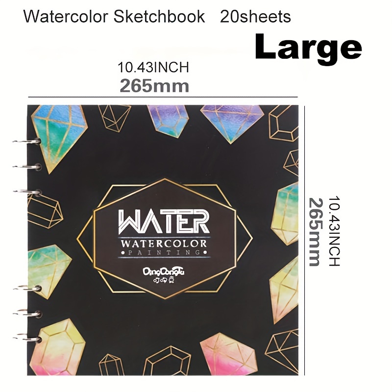 Watercolor Sketchbook Watercolor Paper Sketch Book (300gsm) - Temu