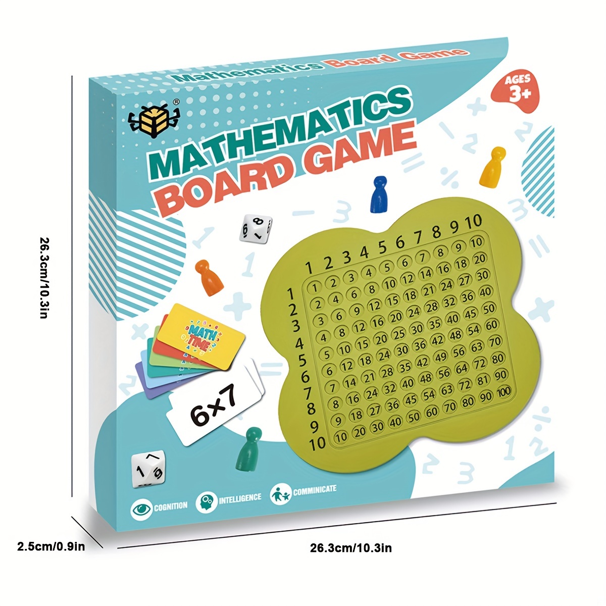 Improve Your Child's Math Skills with this Fun Multiplication Table Board  Game!