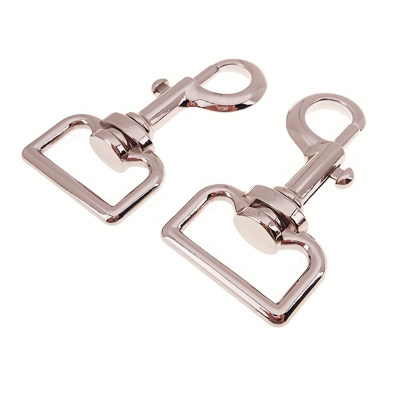 D Ring for Purse with Swivel Snap Hooks Clasps Metal Purse Hardware for Bag  Making - 8 PCS 1Inch Rainbow Purse Hardware Bag Keychain