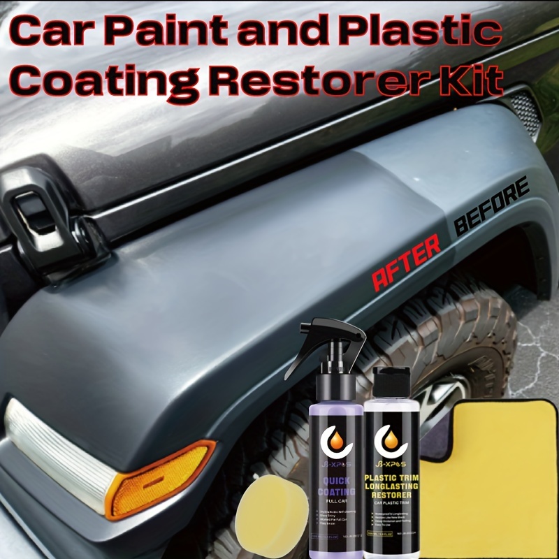 Car Plastic Trim Restorer Car Paint Watermark Repair Polish - Temu