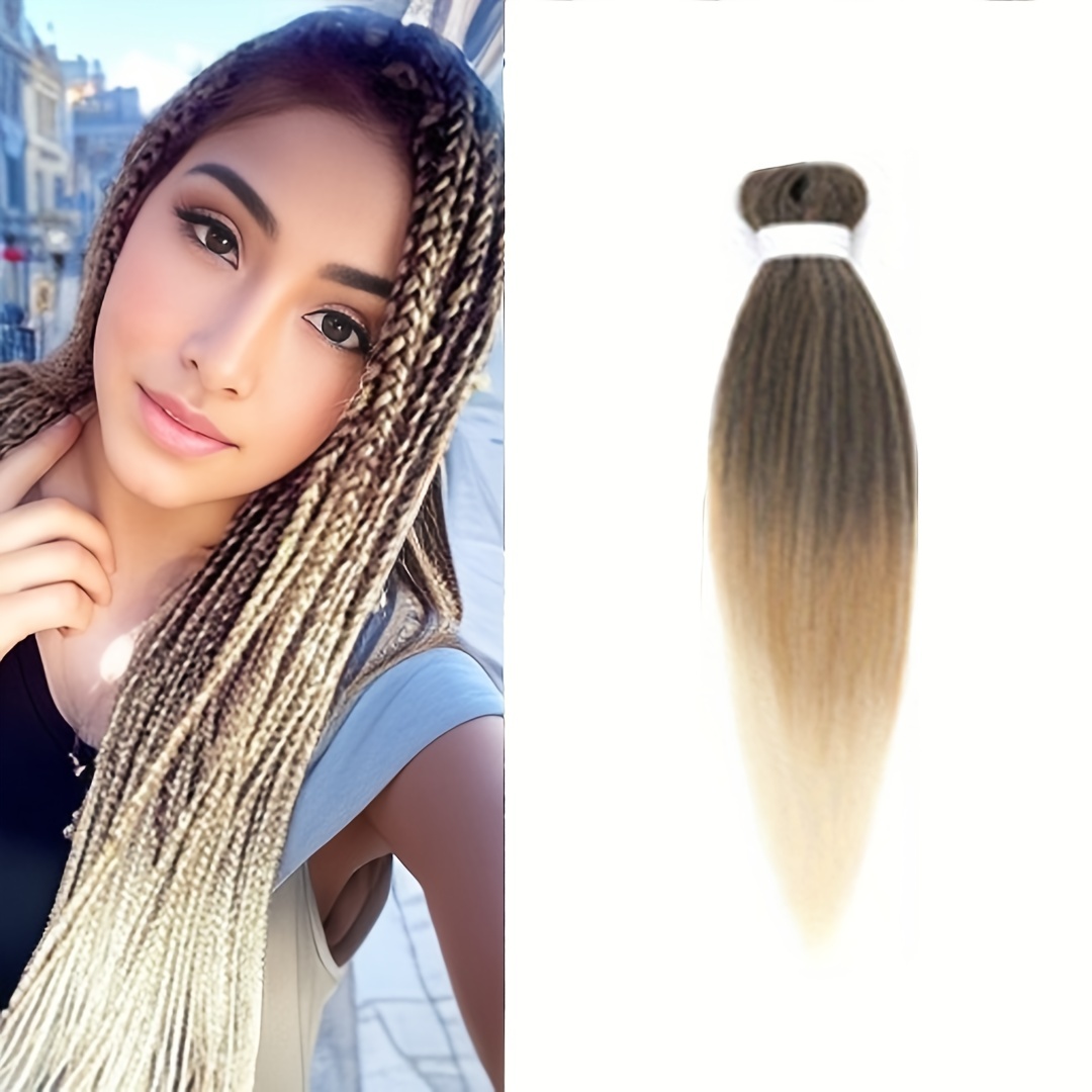 Braiding Hair Pre Stretched Crochet Hair Ombre Synthetic Hair