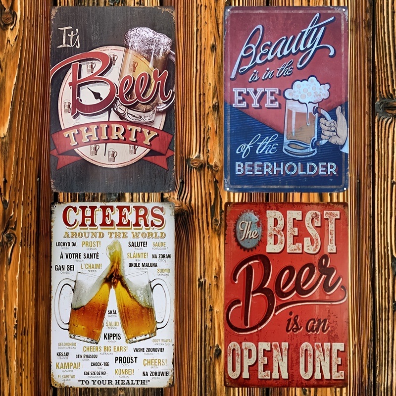 1pc It's Beer Thirty Vintage Funny Home Decor Tin Sign Retro - Temu Italy