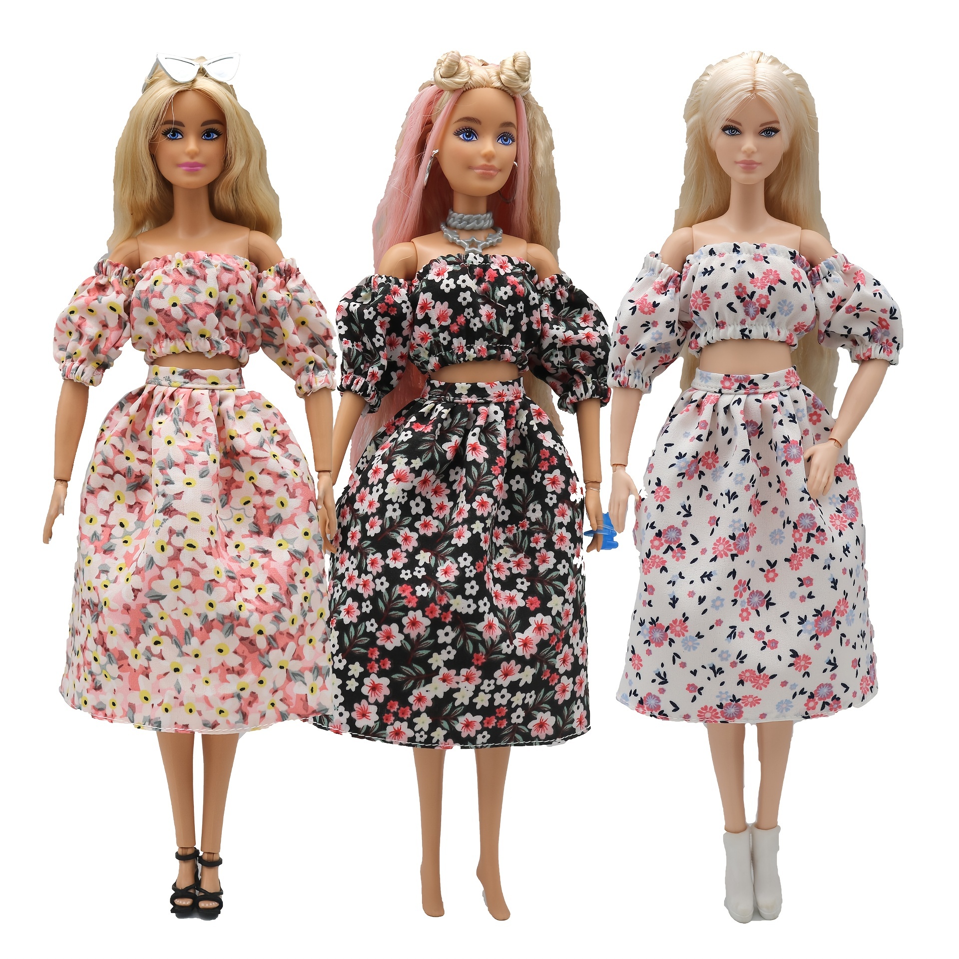 Roupa de boneca barbie original, vestidos, acessórios, conjuntos de roupas,  marca superior, brinquedos para meninas, presentes