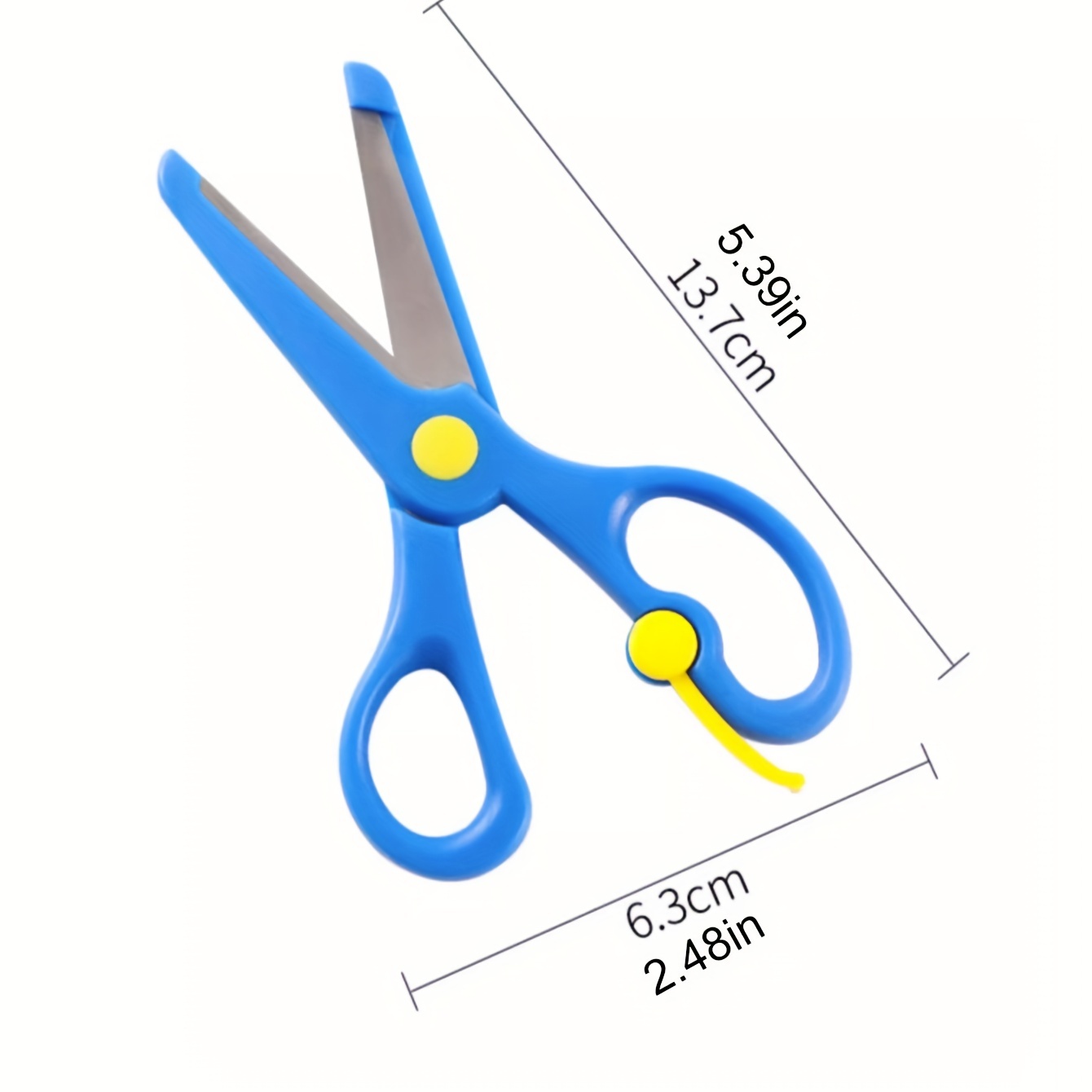 Safety Scissors Student Scissors Manual Paper cut Effort - Temu