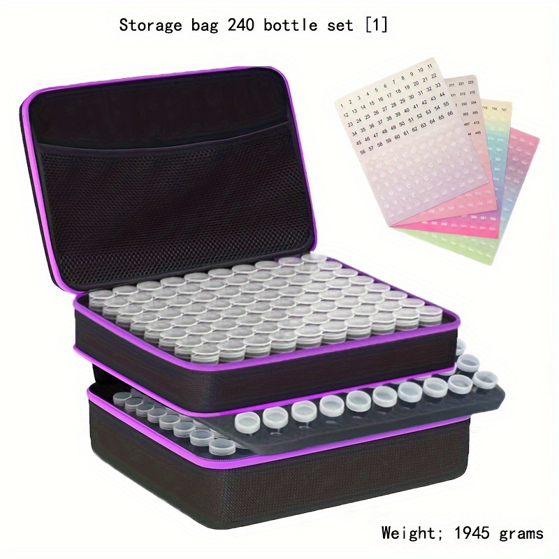 Diamond Painting Storage Container, Portable 46 Grid Bead Boxes