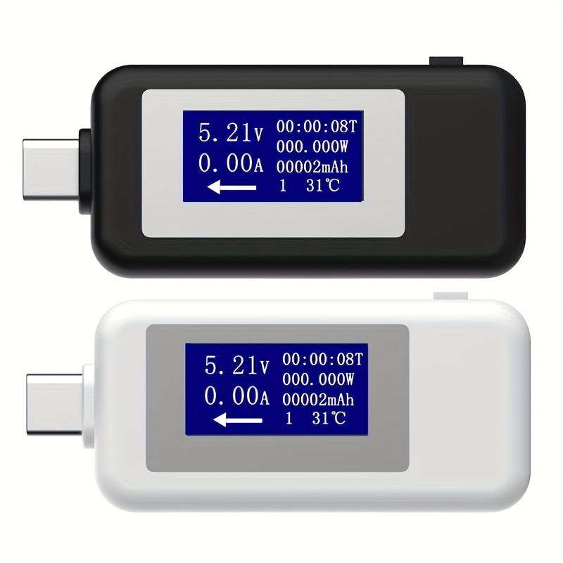 Digital USB Mobile Power Ladestrom Spannungsprüfer Messgerät Mini USB  Ladegerät Arzt Voltmeter Amperemeter LED Anzeige CD 3.5V 7.V - Temu Germany
