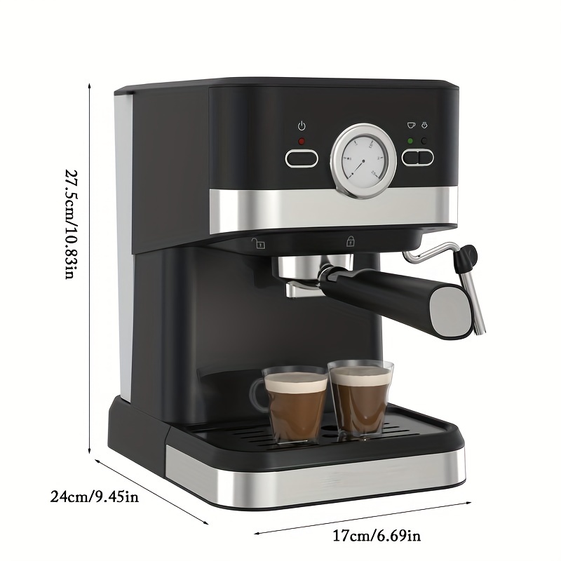 20bar Espresso Maker Machine Coffee Maker Grinder Multifunctional Maker Machine With Milk Frother Maker Accessories - Temu