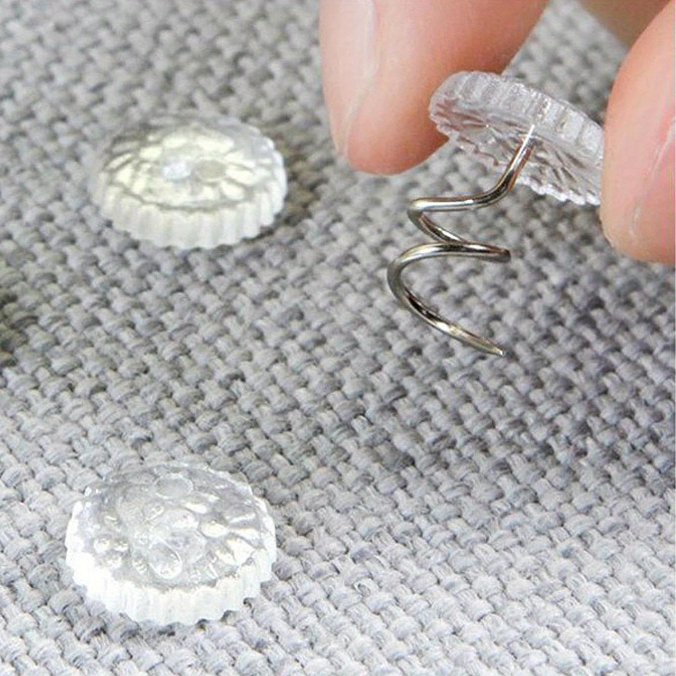 Upholstery Tacks: Clear Heads Twist Pins For Slipcovers, Bedskirts & Bed  Skirt Pins - Temu United Arab Emirates