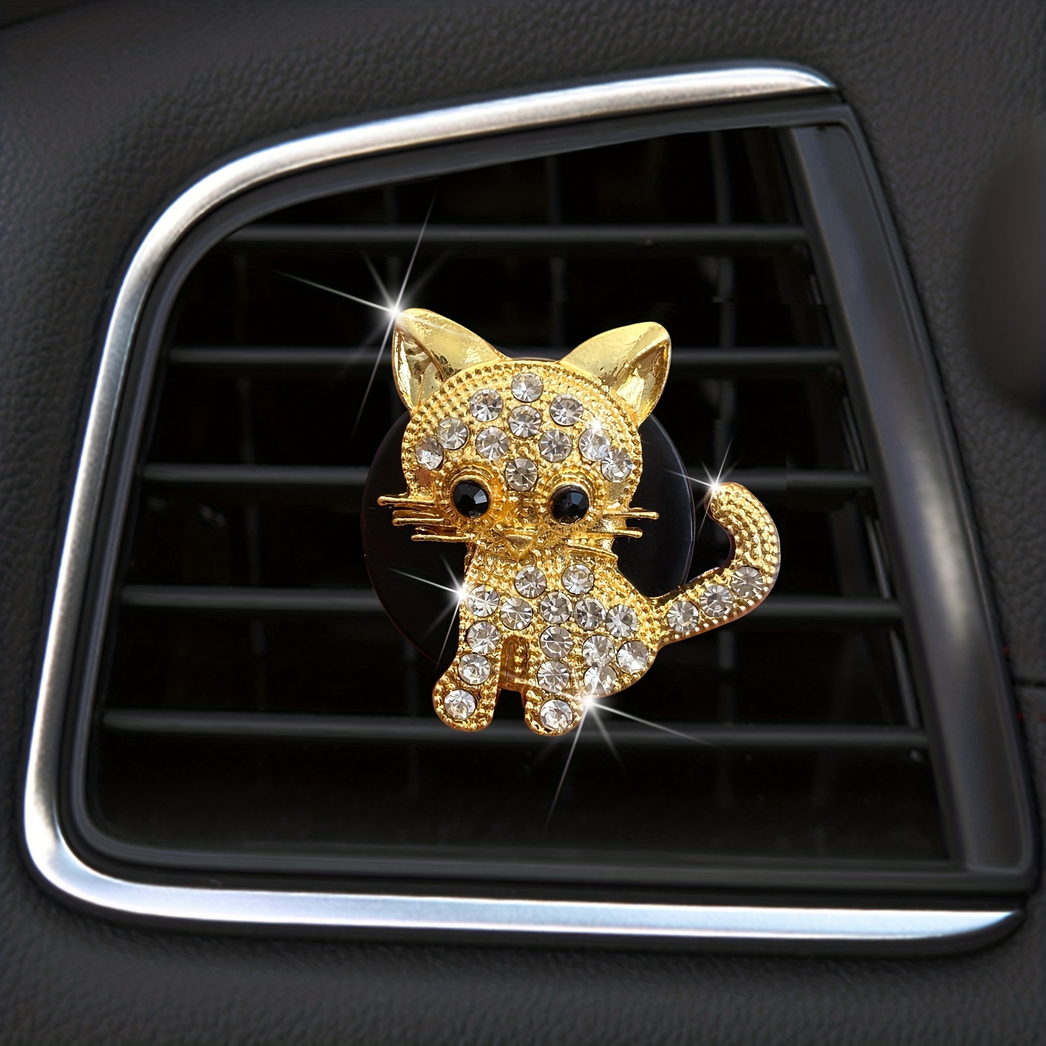 Car Cute Kittens Auto Outlet Air Freshener Clip Interior Air - Temu