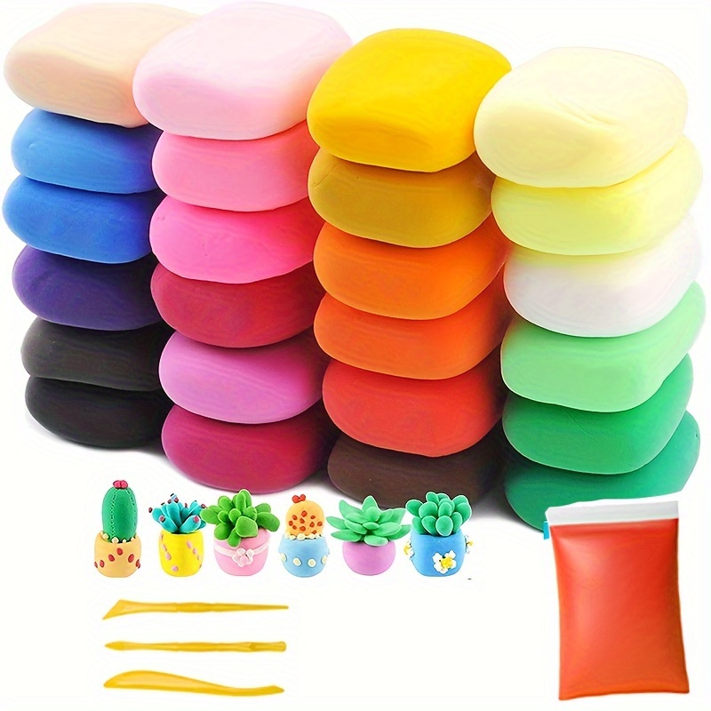 CiaraQ Kit de arcilla para modelar – 36 colores de arcilla ultraligera de  secado al aire, segura y no tóxica, gran regalo para niños.