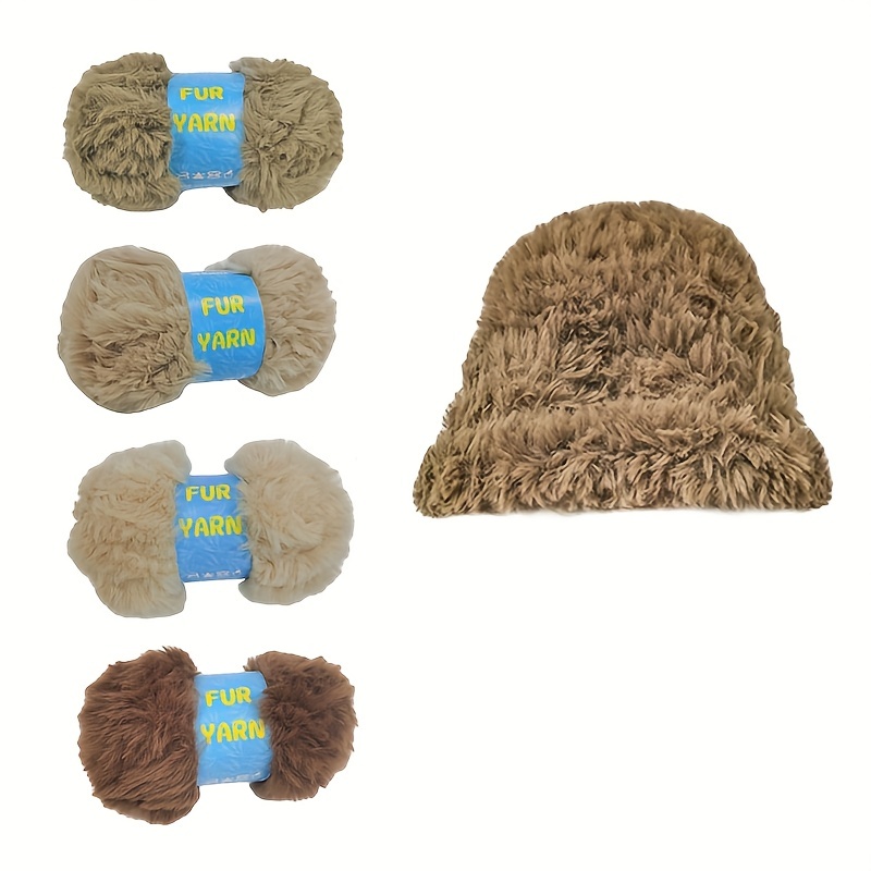 Comprar Bufanda de lana gruesa de 50g, hilo de lana de punto, gorro cálido  para el hogar