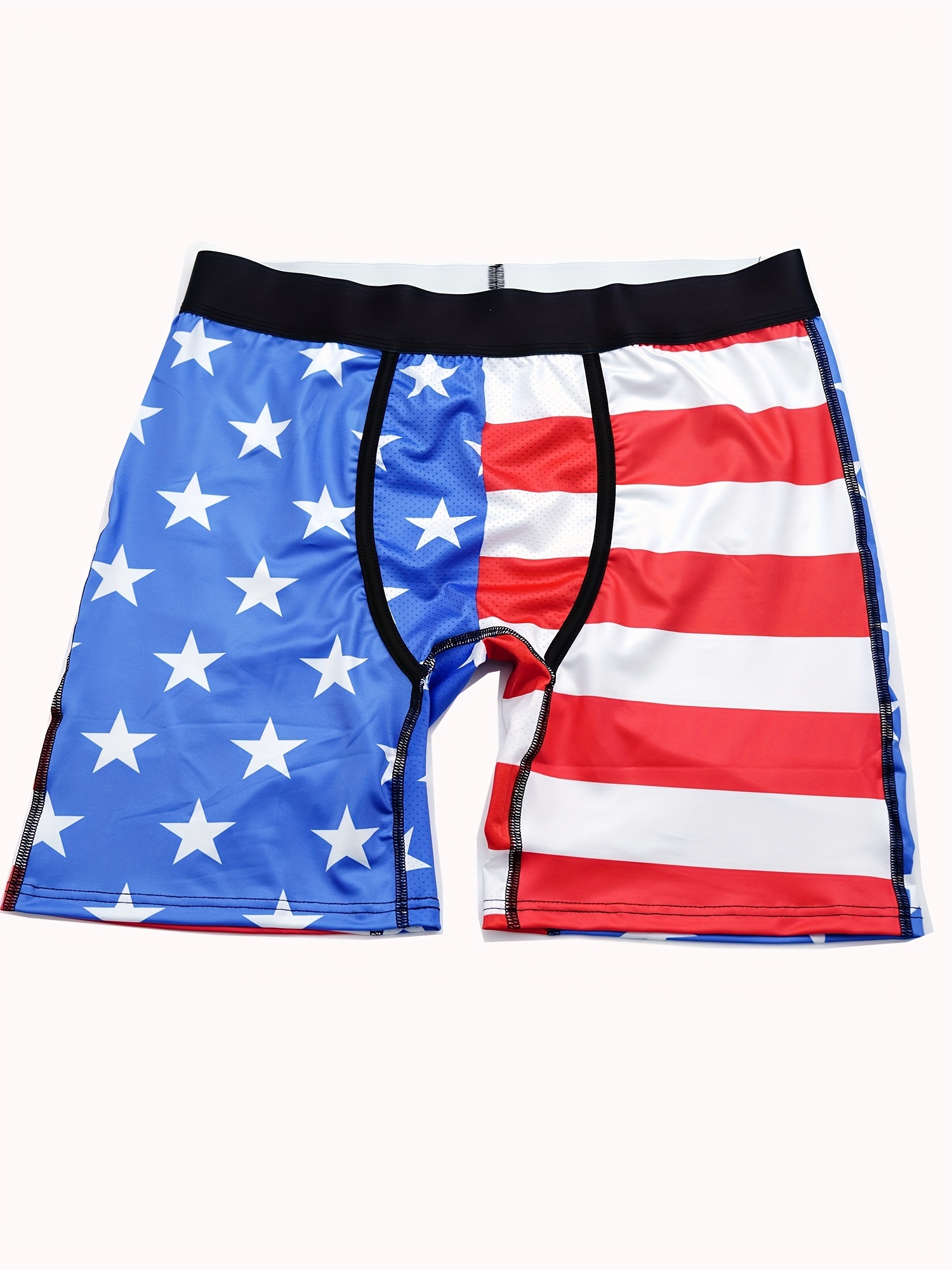 Novelty American Flag Boxer Briefs Mens Underwear
