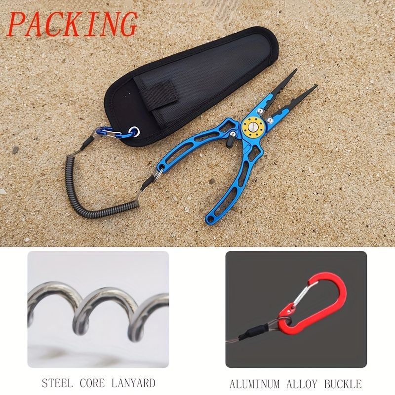 Fishing Pliers Long Nose Hook Remover Fish Gripper Aluminum Alloy