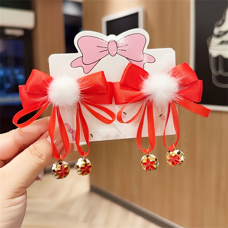 1 Piece Of Retro Ballet Style Velvet Bow Ribbon Hairpin Women's Fashion  Hair Accessories, Simple And Versatile, Suitable For Daily Matching