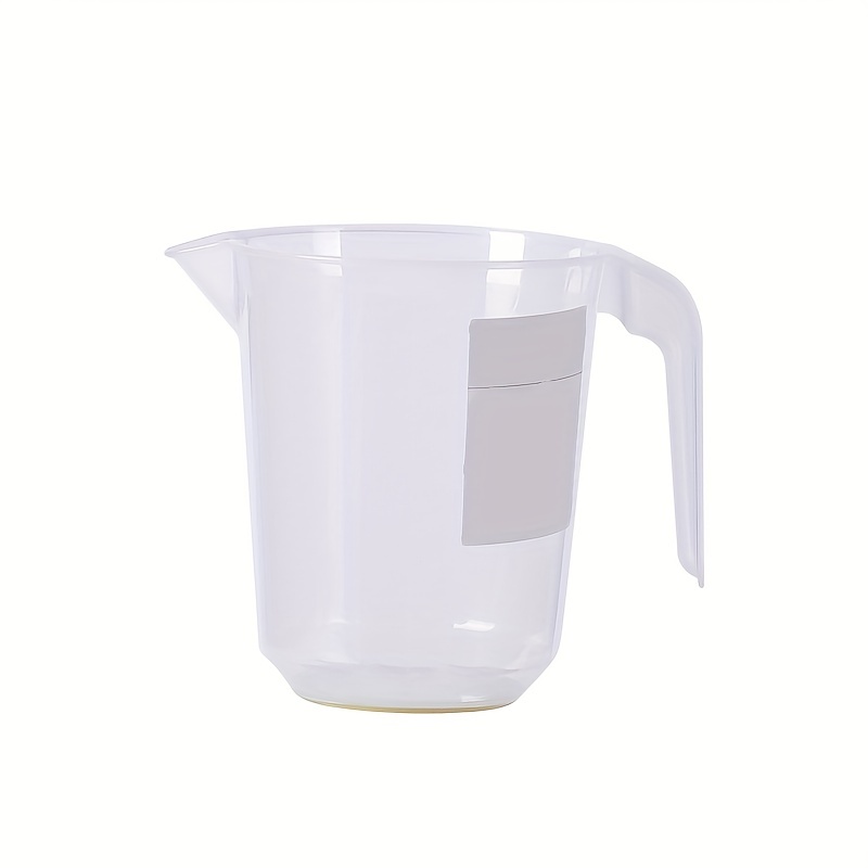 V-shaped Cup With Scale, Transparent And Thickened Large Measuring Cup With  Flow Guide Opening, Kitchen Baking Quantitative Milk Cup, Baking  Accessories, Kitchen Supplies - Temu