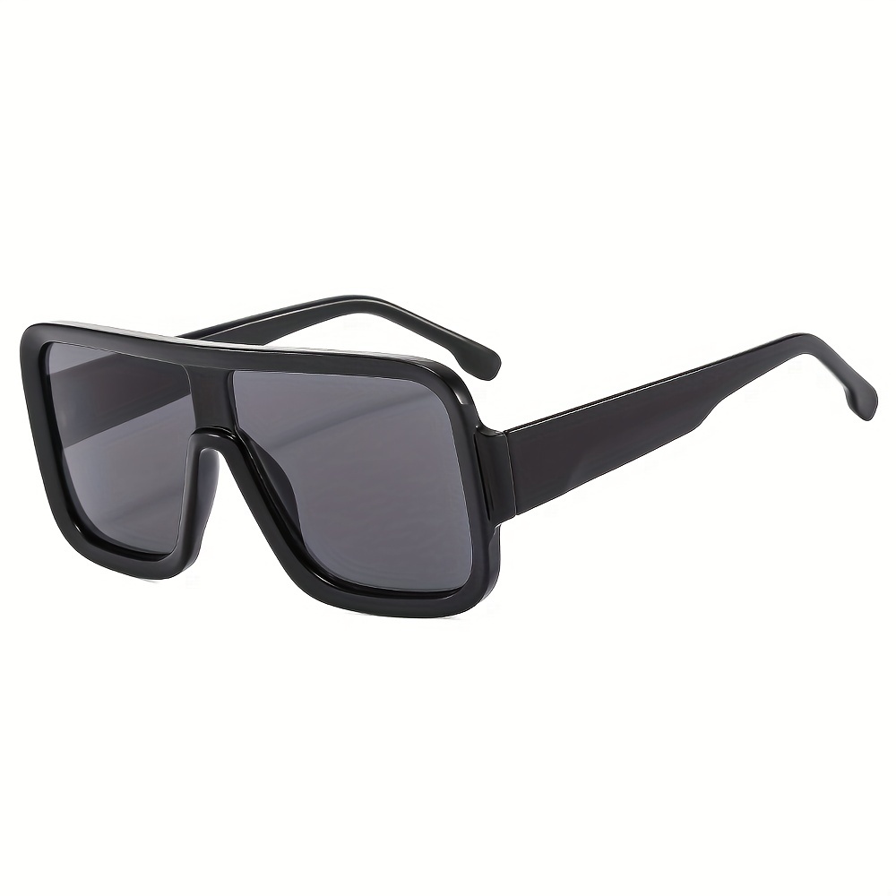 Oversized BLACK Sunglasses for MEN Trendy Square STYLE *NEW* in