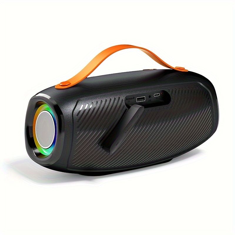 Altavoz Inalámbrico Exterior Luz Rgb Portátil Impermeable - Temu