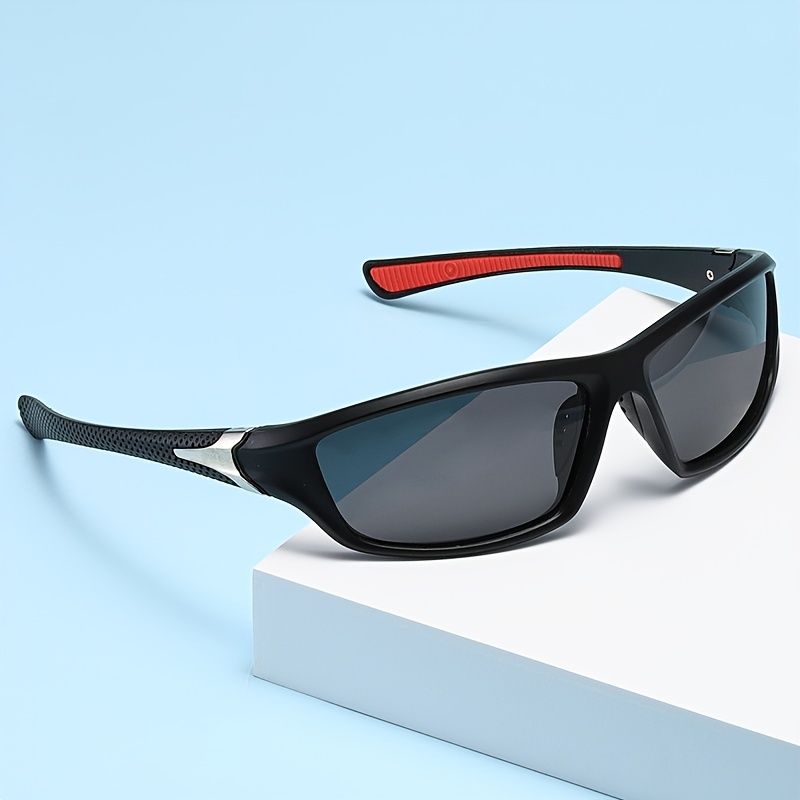 Fashion Wrap Around Sunglasses Unisex Polarized Outdoor - Temu