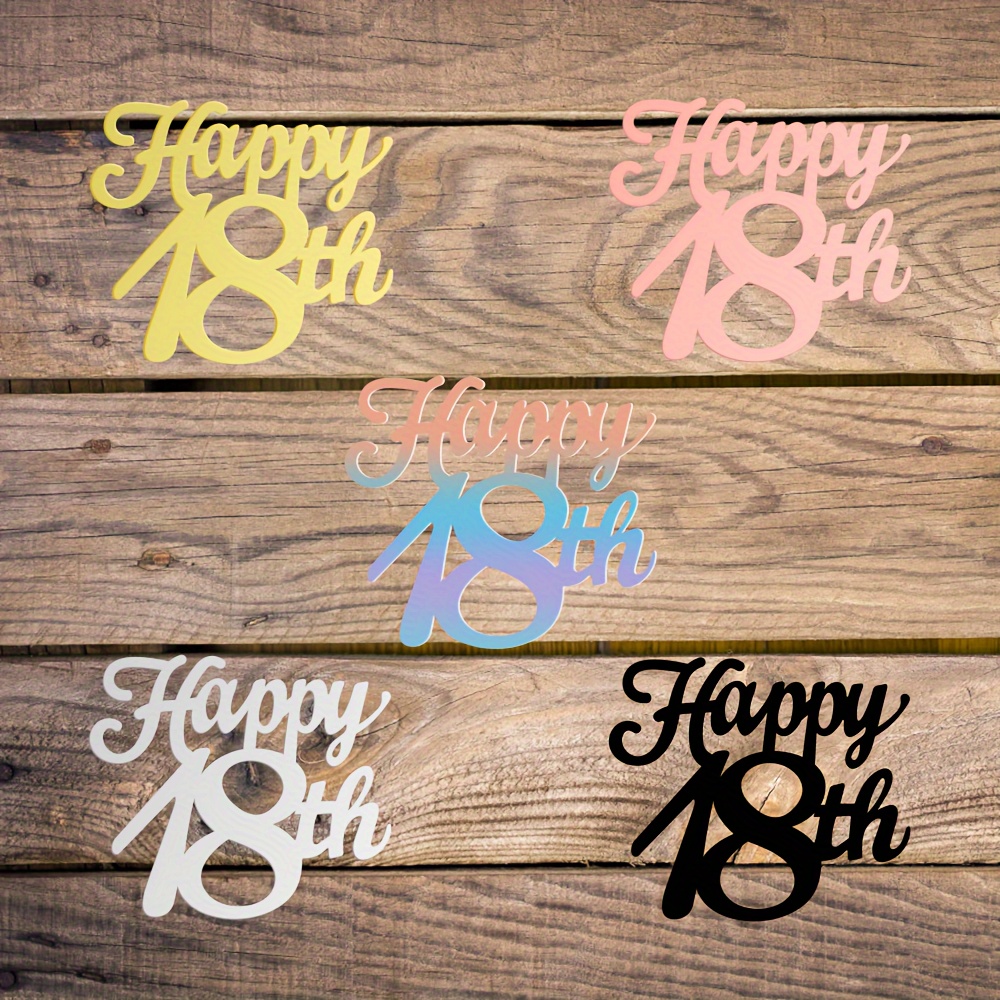 18th Birthday Cake Toppers - Temu