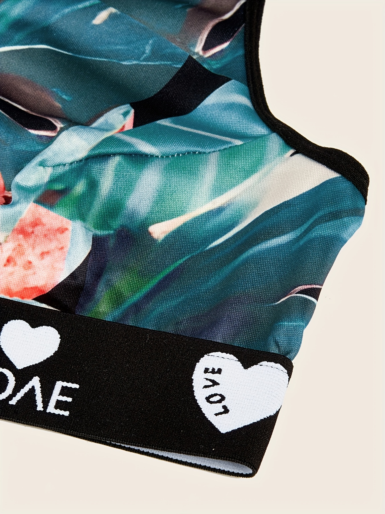 Tropical Tank Bra & Shorts Underwear Set