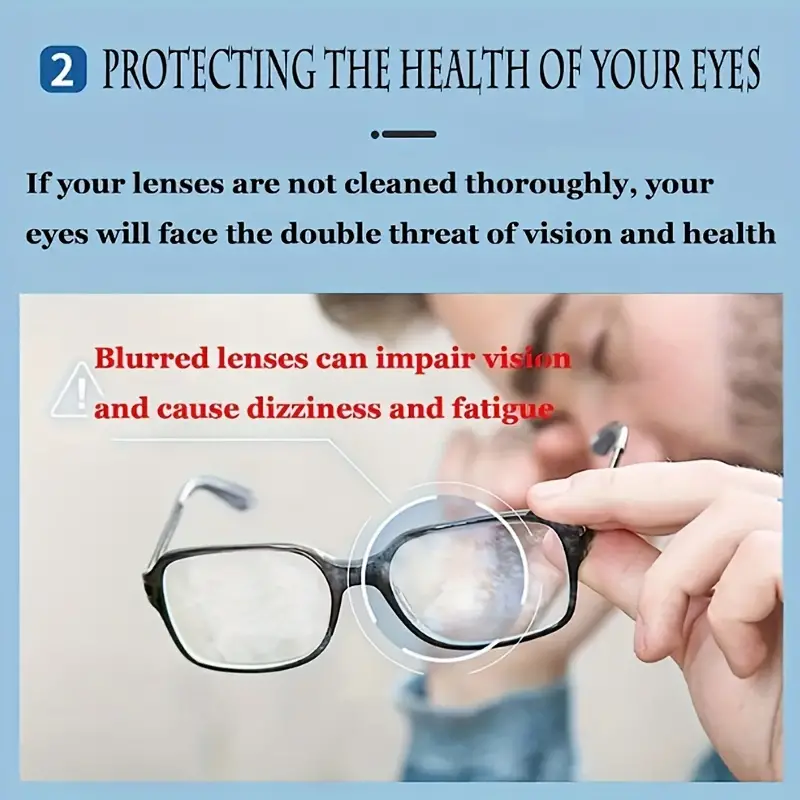 Eyeglass Cleaner Lens Wipes Eye Glasses Cleaner Wipes Pre - Temu