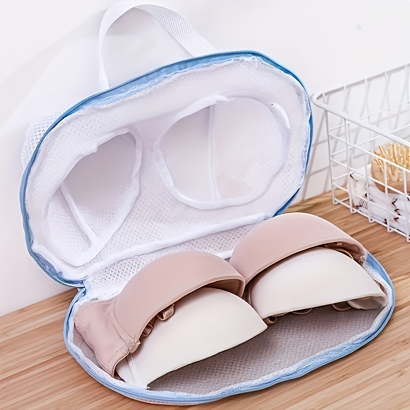 Zipped Laundry Washing Bag Mesh Net Underwear Bra Anti-deformation Bag