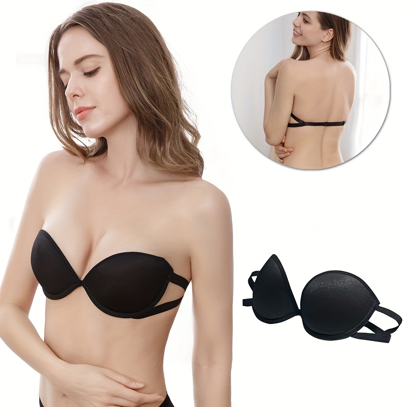 Strapless Push Up Bras Comfy Breathable Non slip Invisible - Temu