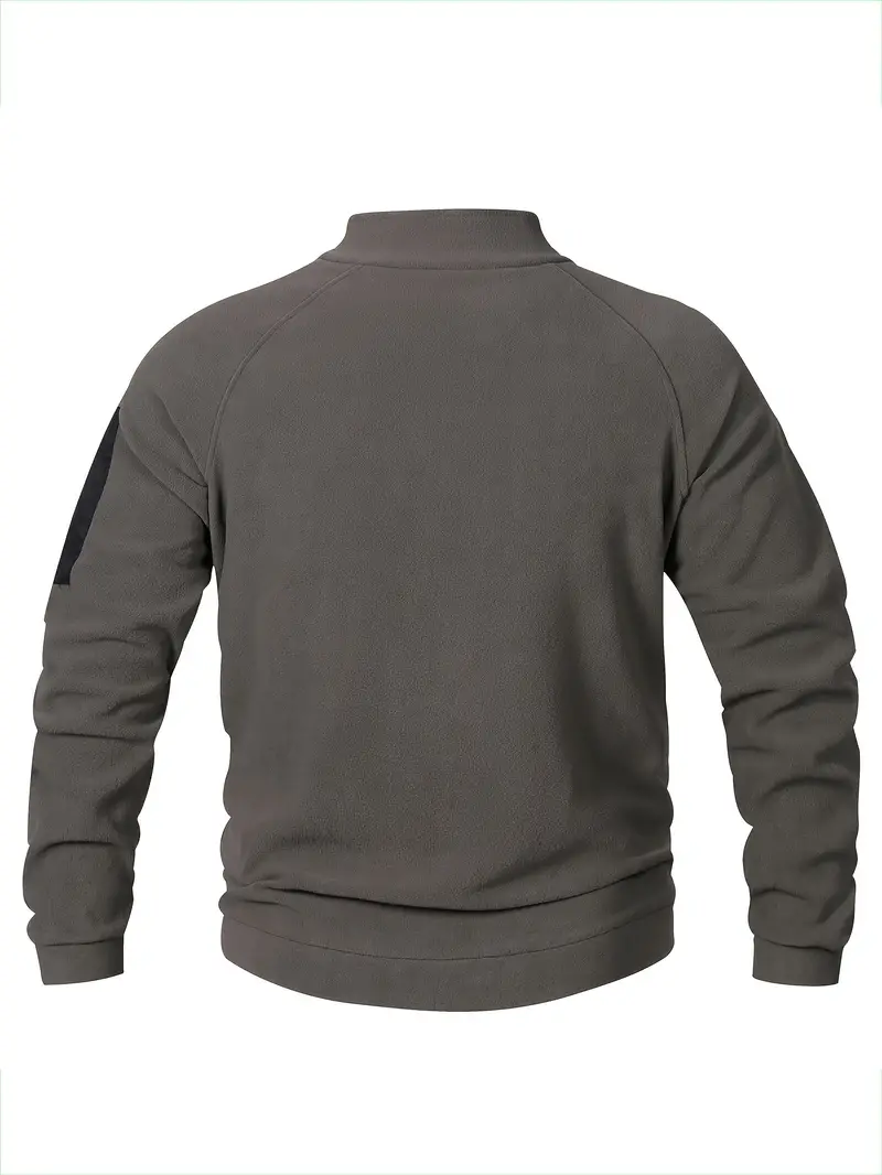 mens casual pullover sweatshirt for fall winter outdoor activities details 26