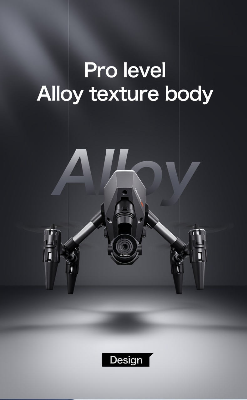 xd1 pro hd mini camera drone alloy appearance optical flow radar obstacle avoidance gravity sensor altitude hold headless mode 3d flip carrying bag details 8