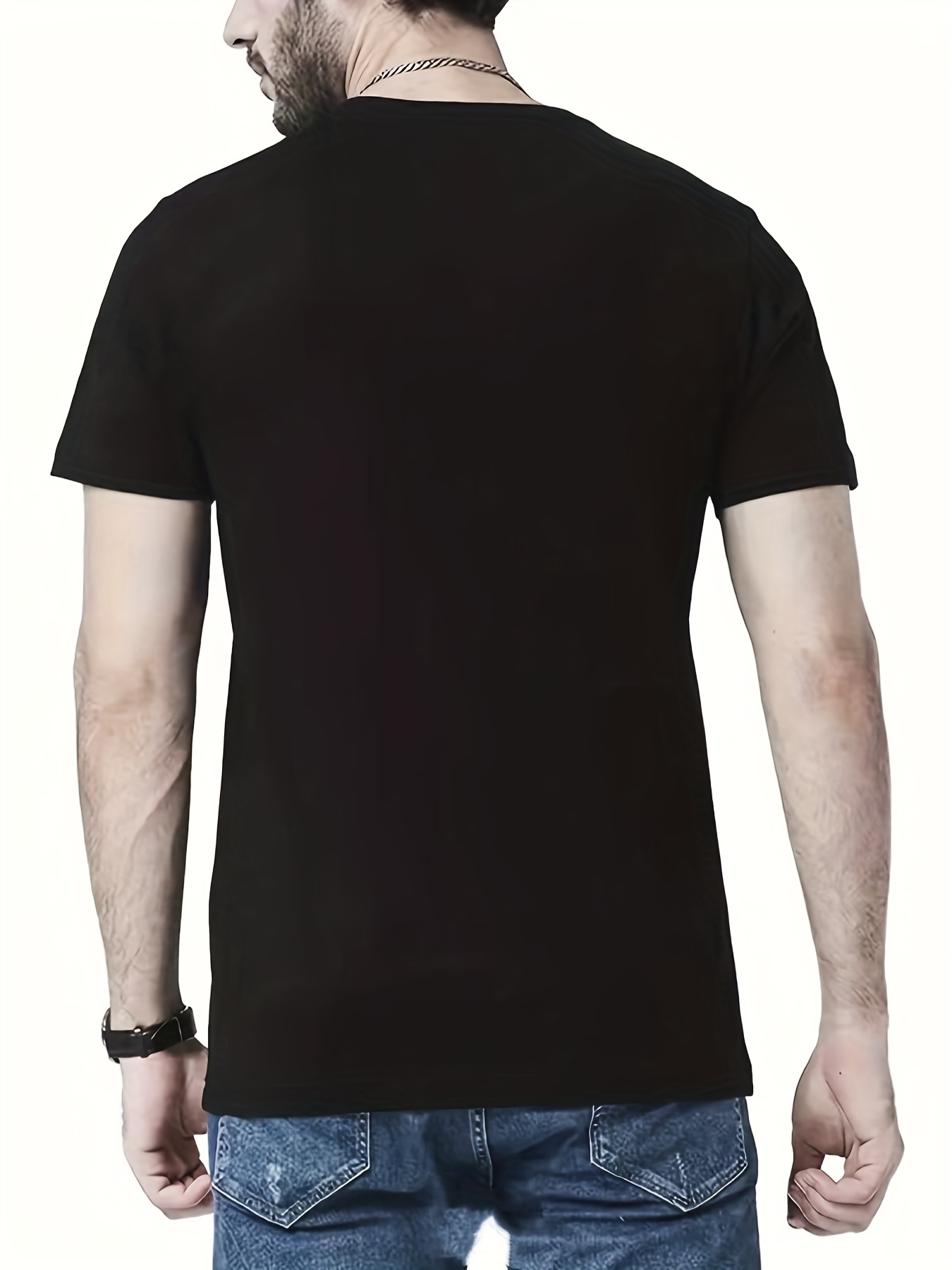 T-Shirt avec drapeau français noir