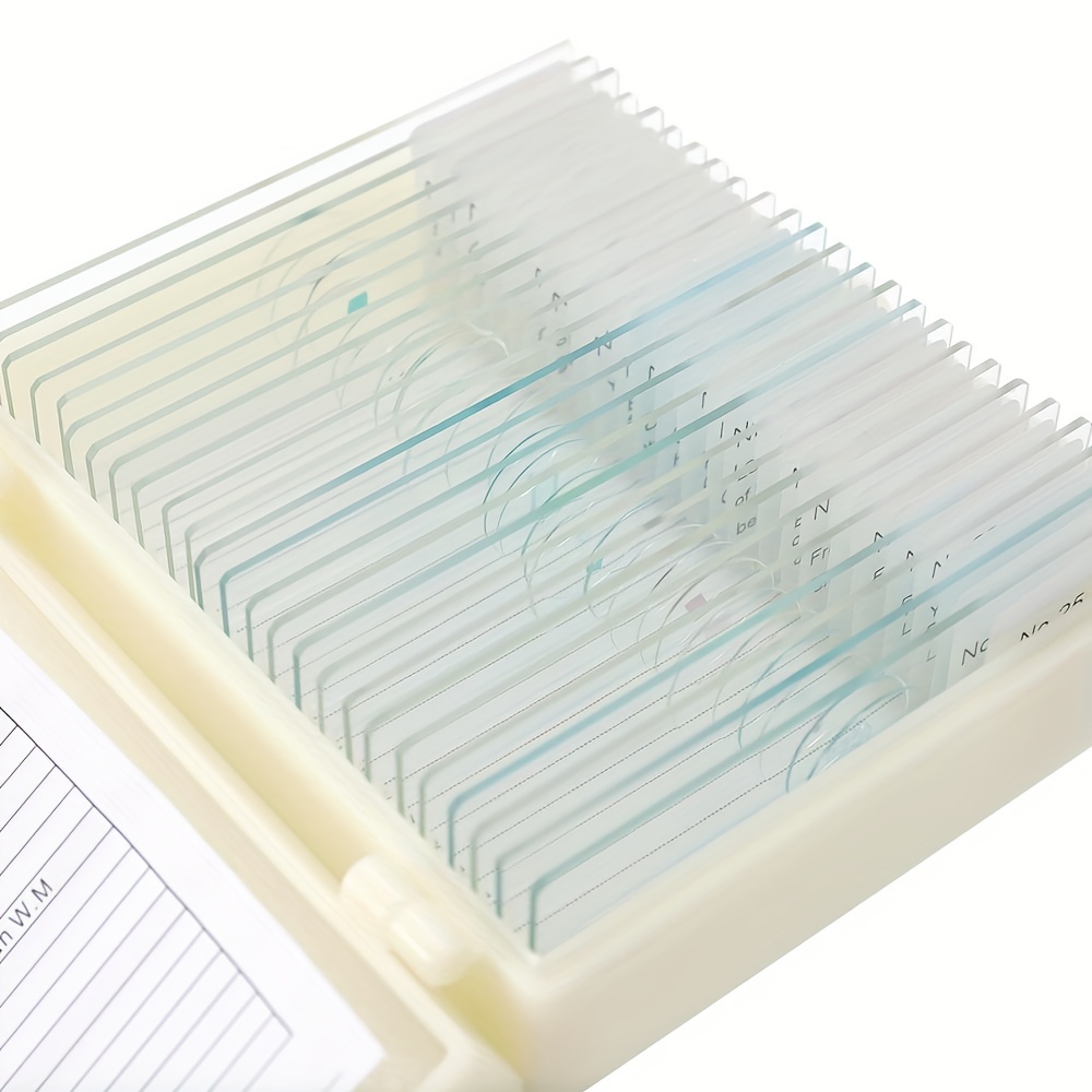 30pcs Biological Glass Sample Prepared Basic Science Specimen Set