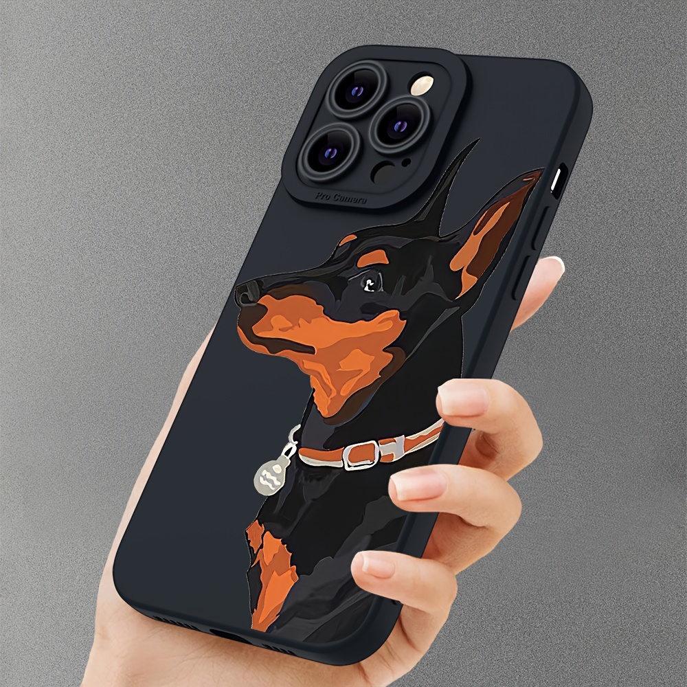 

1pc Phone Case With Cool Dog Graphic Anti-fall For Iphone 14 13 12 11 Pro Max Xs Max X Xr 8 7 Plus Gift For Birthday