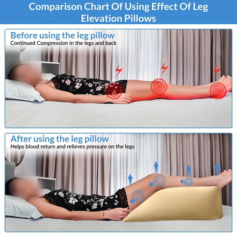 Inflatable Leg Positioner Pillows, Leg Elevation Pillow 