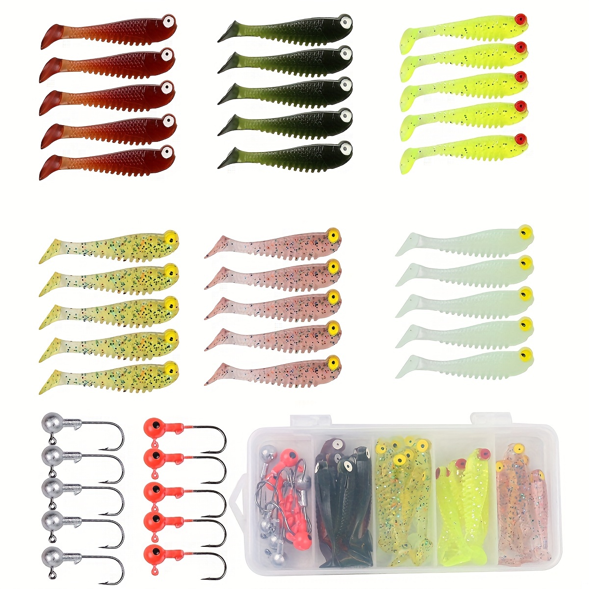 1 Box 40pcs Fishing Lure Set - Lowest Price & Free Shipping