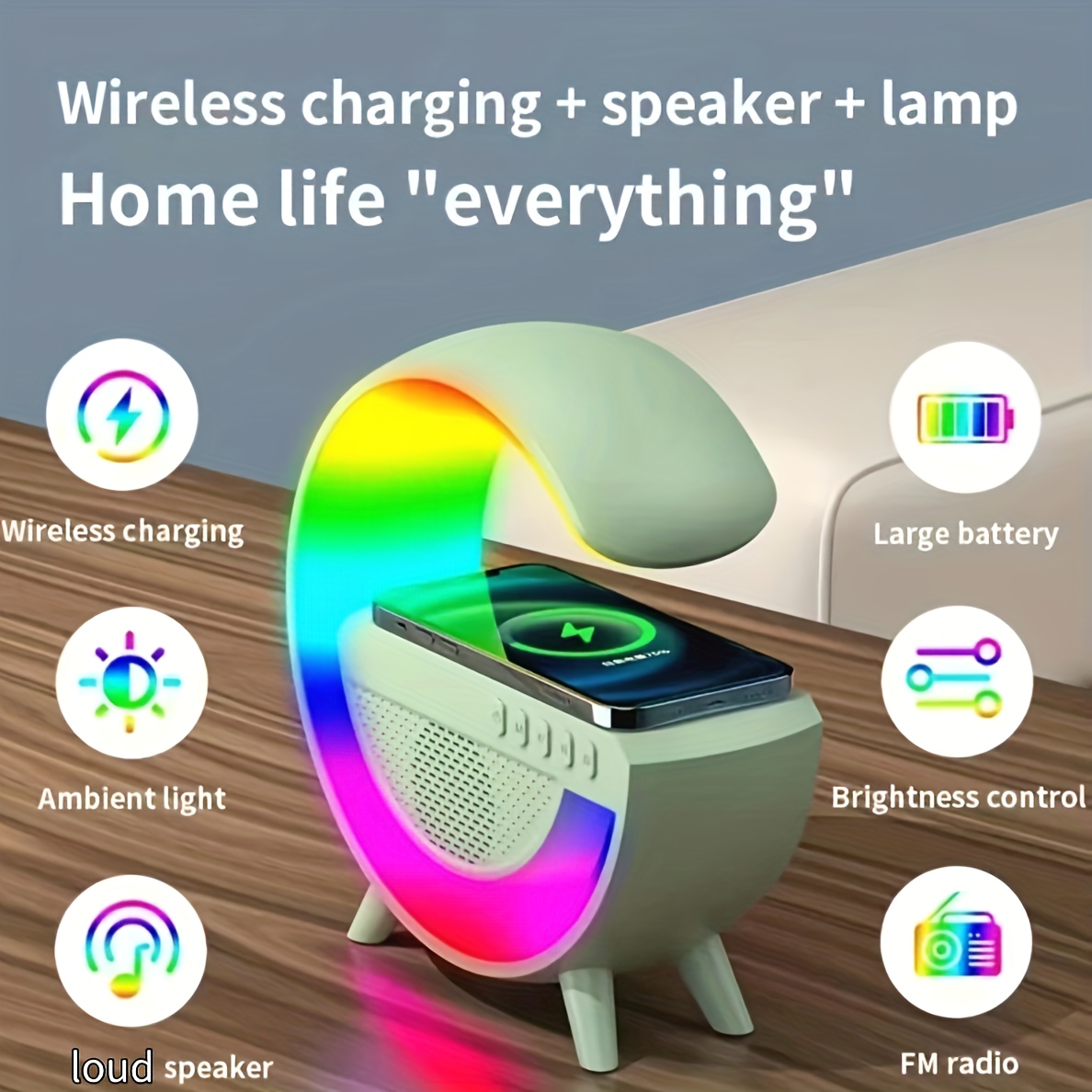 Portable charger RGB color icon. Mobile phone recharging