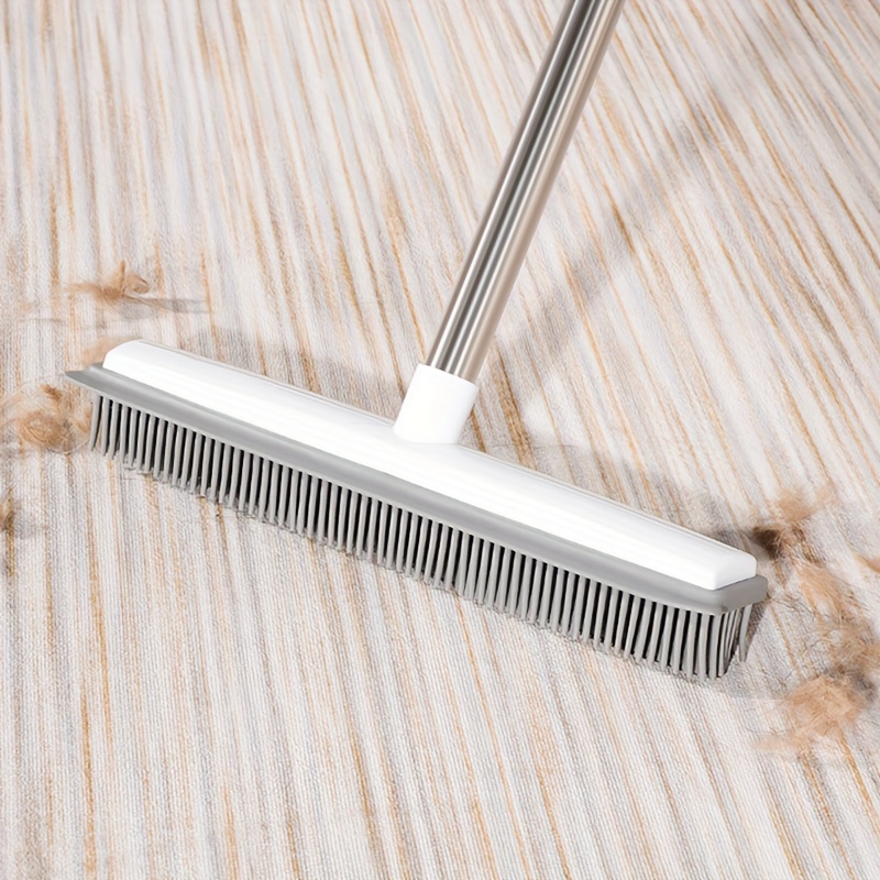 1pc, Rubber Broom Carpet Rake Pet, Hair Remover, Portable Detail Hair  Removal Brush, Pet Hair Removal Tool, Suitable For Hair Carpet Hardwood  Floor Ti