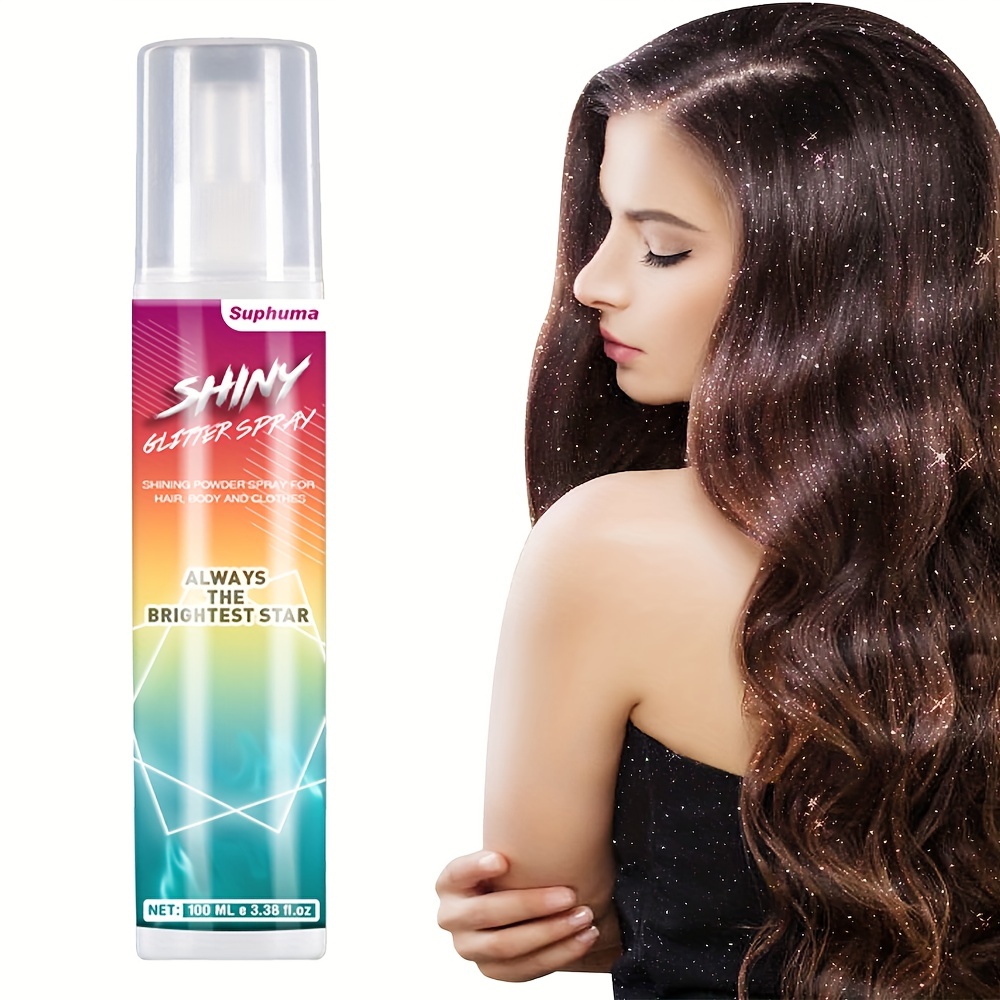 GLITTER SPRAY FOR HAIR, BODY AND CLOTHES!