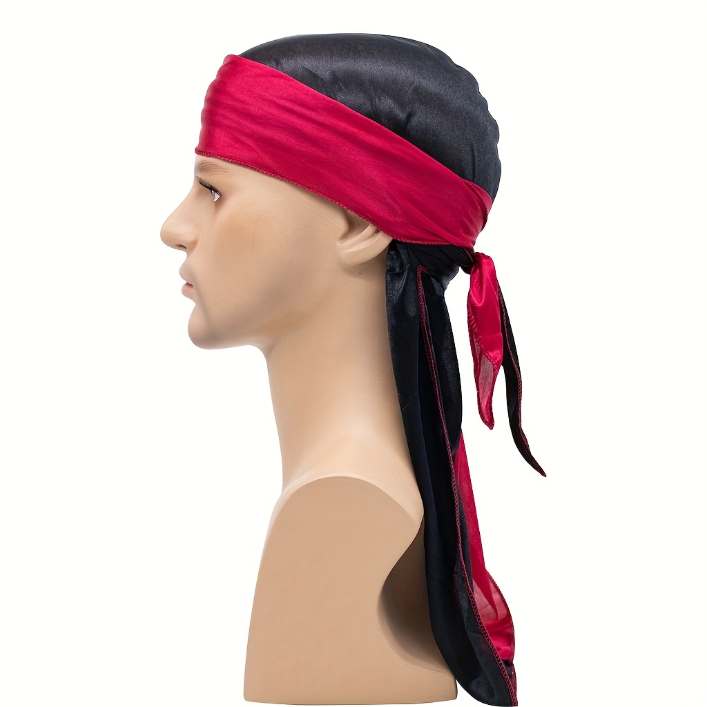 Durag Turban Longue Queue SIKAMARU - 8 Couleurs - Hip-hop, Protection Cheveux
