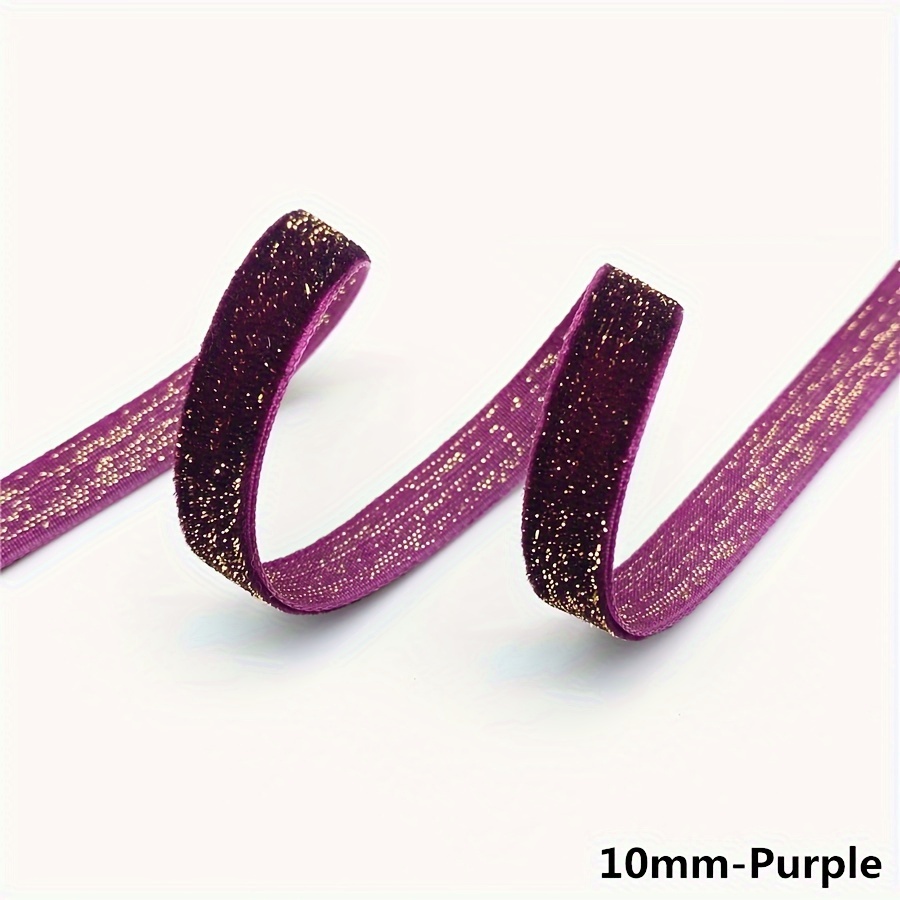 40 Velvet Ribbon Purple (25 Yards) - RIBBON