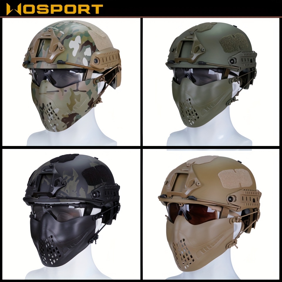 JFFCESTORE Máscara protectora táctica Airsoft de cara completa, correa  ajustable para Halloween, Airsoft, cosplay, fiesta de disfraces
