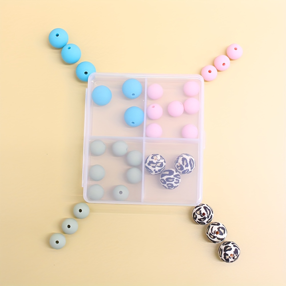 225pcs Silicone Beads For Keychain Making Kit, Multiple Styles And Shapes  Silicone Beads Bulk Rubber Beads Safety Silicone Beads For Keychains Bracele