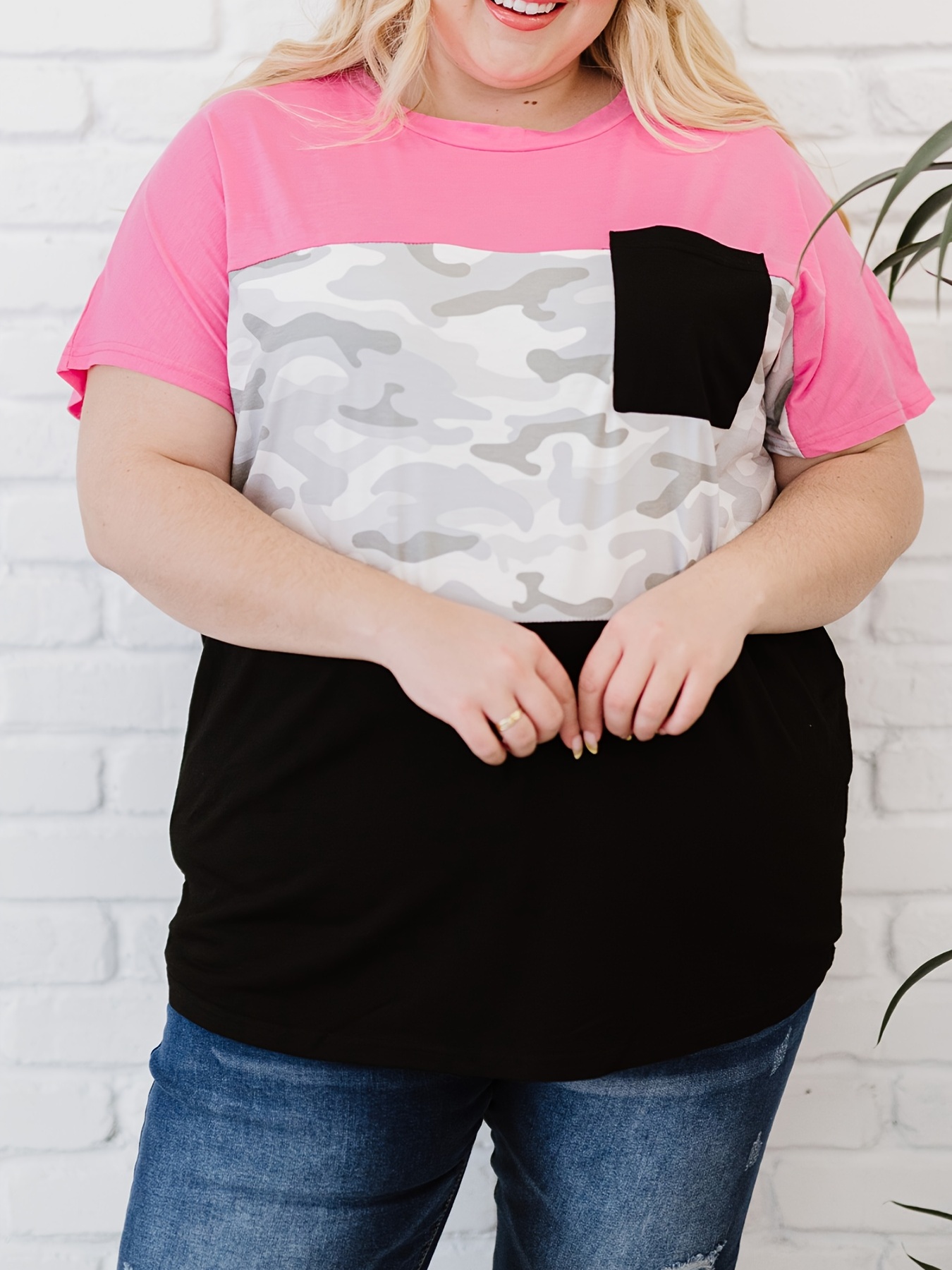 Colorblock Short-Sleeve Pullover