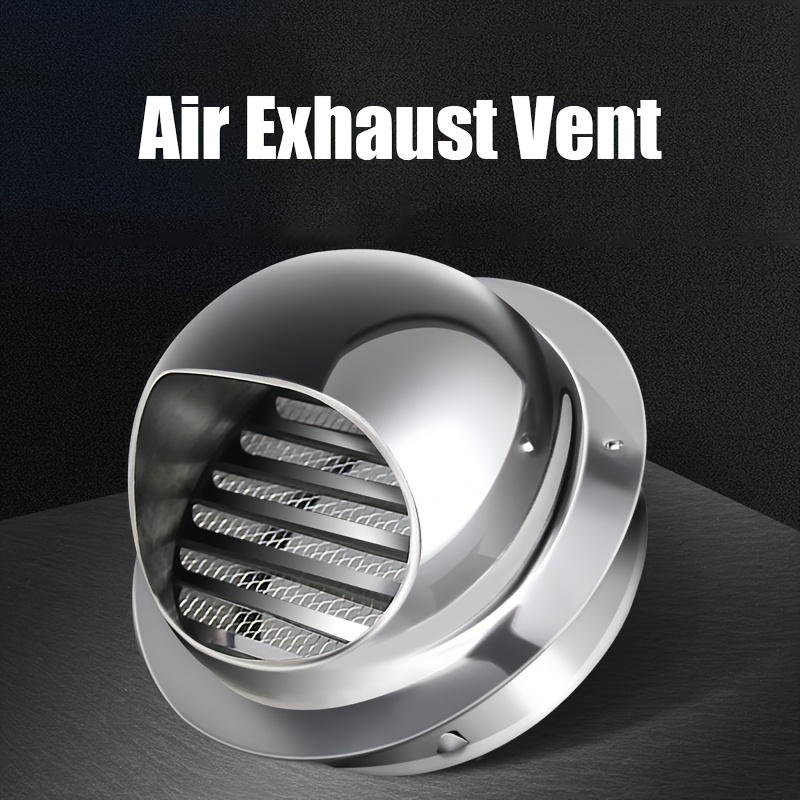 Wall Vent Cover Allvent Stainless Steel Round Exhaust Grille - Temu United  Kingdom
