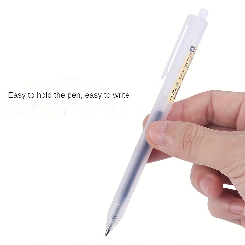 Retractable Gel Pens Set Black/red/blue Ballpoint Writing - Temu