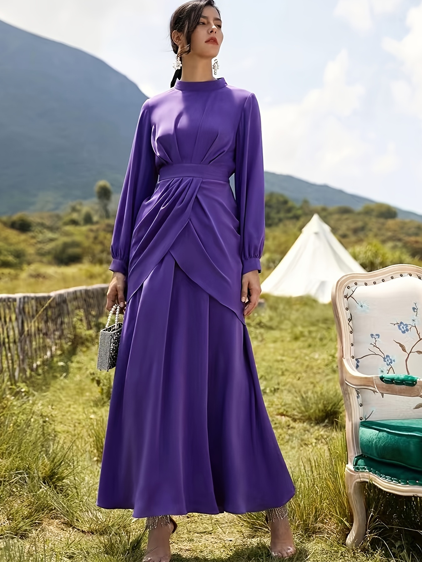  Women's Casual Dresses - Purples / Women's Casual
