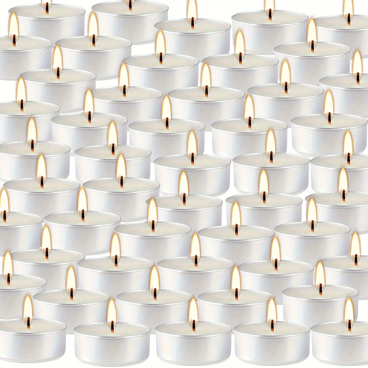 VOSAREA 20 velas pequeñas para decoración de oficina, mini velas, velas de  boda, velas de cocina de té, decoración con velas, velas de luz de té