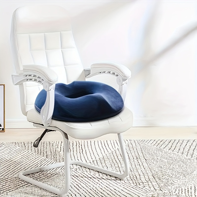 Sweet Donut Pillow Cushion, Postpartum Pregnancy And Hemorrhoid Sweet Donut  Chair Cushion, Coccyx Pain Relief Cushion, Office And Home Chair Memory Foam  Cushion (black) - Temu