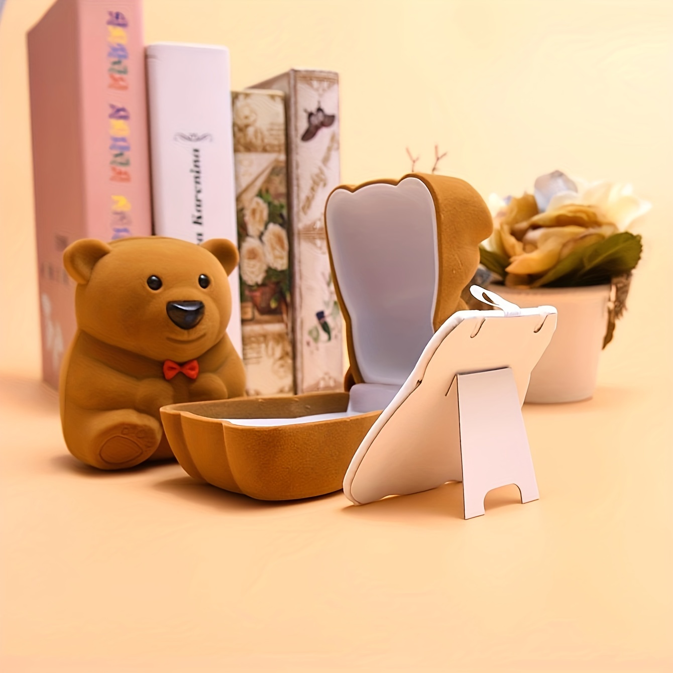 Teddy bear sale ring holder